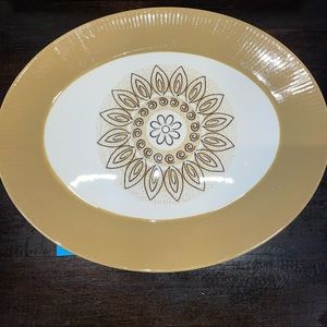 Vintage Retro‎ Homer Laughlin Malibu Serving Plate Platter Dinner Dish c